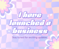 Y2K Business Launch Facebook Post Design
