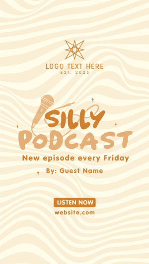 Silly Podcast Instagram story Image Preview