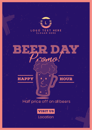 Happy Beer Flyer Image Preview