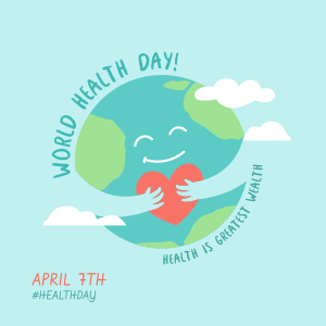Health Day Earth Instagram post