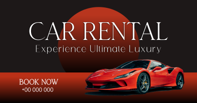 Lux Car Rental Facebook ad Image Preview