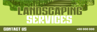 Clean Landscape Professionals Twitter Header Design