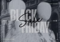 Black Friday Fashion Postcard Design