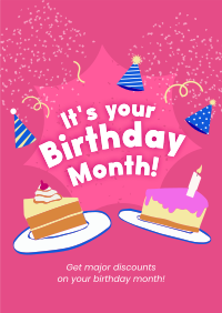 It's your Birthday Month Poster Image Preview