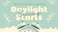 Start Daylight Saving Facebook Event Cover Design
