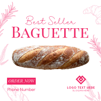 Best Selling Baguette Instagram Post Image Preview