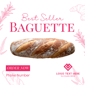 Best Selling Baguette Instagram post Image Preview