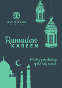 Ramadan Kareem Greetings Flyer Image Preview