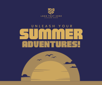 Minimalist Summer Adventure Facebook post Image Preview