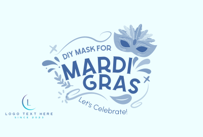 Mardi Gras Mask Pinterest board cover Image Preview