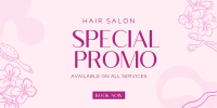 Beauty Salon Discount Twitter post Image Preview