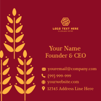 Harvest Season Business Card Design