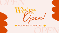 We're Open Now Facebook event cover Image Preview