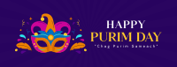 Purim Celebration Event Facebook cover Image Preview