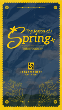 Spring Season YouTube Short Design
