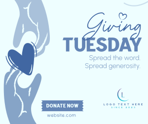 Give back this Giving Tuesday Facebook post Image Preview