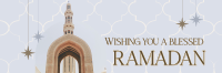 Greeting Ramadan Arch Twitter header (cover) Image Preview