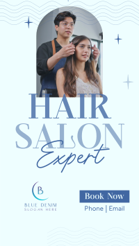 Hair Salon Expert Instagram Reel Image Preview