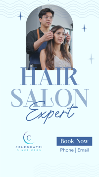 Hair Salon Expert Instagram reel Image Preview