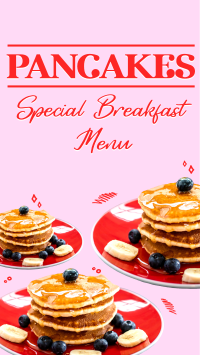 Pancakes For Breakfast Facebook Story Image Preview