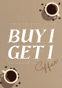 Coffee Promo Poster Design