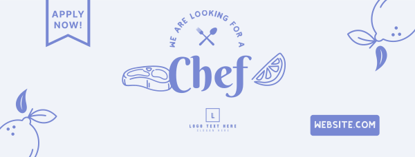 We are Hiring Chef Facebook Cover Design Image Preview