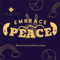 Embrace Peace Day Linkedin Post Image Preview