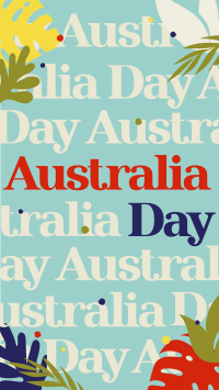 Australia Day Pattern TikTok Video Image Preview