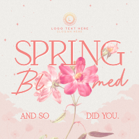 Spring Bloom Quote Instagram Post Preview