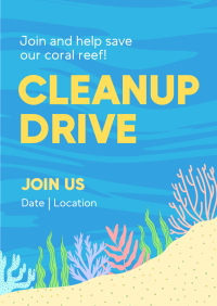 Clean Up Drive Flyer Image Preview