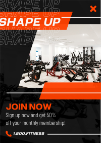Shape Up Flyer Image Preview