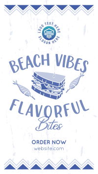 Flavorful Bites at the Beach Instagram reel Image Preview