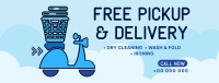 Laundry Pickup and Delivery Facebook Cover Design