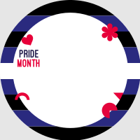 Leather Pride Flag Facebook Profile Picture Preview