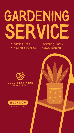 Gardening Service Offer Instagram story Image Preview