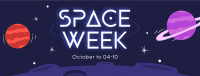Space Week Event Facebook Cover Design