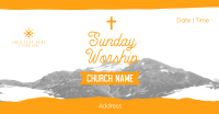 Church Sunday Worship Facebook ad Image Preview