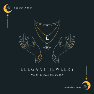 Elegant Jewelry Instagram post Image Preview