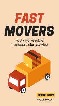 Fast Movers Service Instagram reel Image Preview