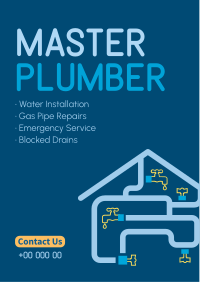 Master Plumber Flyer Design