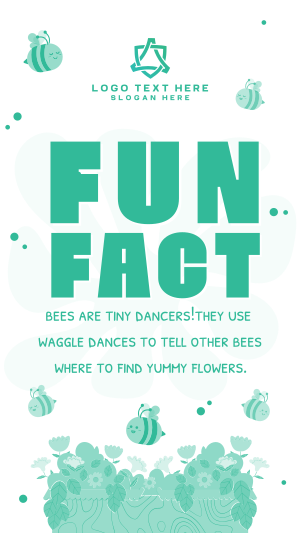 Bee Day Fun Fact Facebook story Image Preview