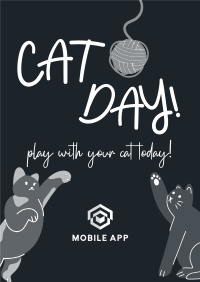 Cat Playtime Poster Image Preview