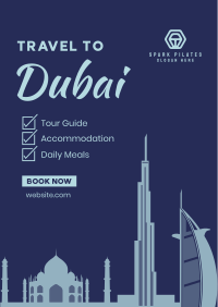 Dubai Travel Package Flyer Image Preview