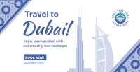 Dubai Travel Booking Facebook ad Image Preview