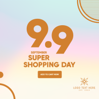 9.9 Shopping Day Instagram post Image Preview