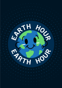 Earth Hour Poster Image Preview