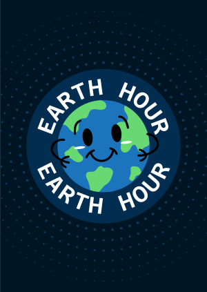 Earth Hour Poster Image Preview