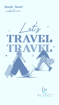 Poppy Travel Facebook Story Design