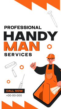 Professional Handyman Instagram story Image Preview