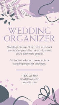 Abstract Wedding Organizer Instagram story Image Preview
